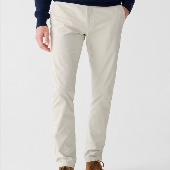 J crew 484 slim fit tech pants stone beige - Picture 1 of 3